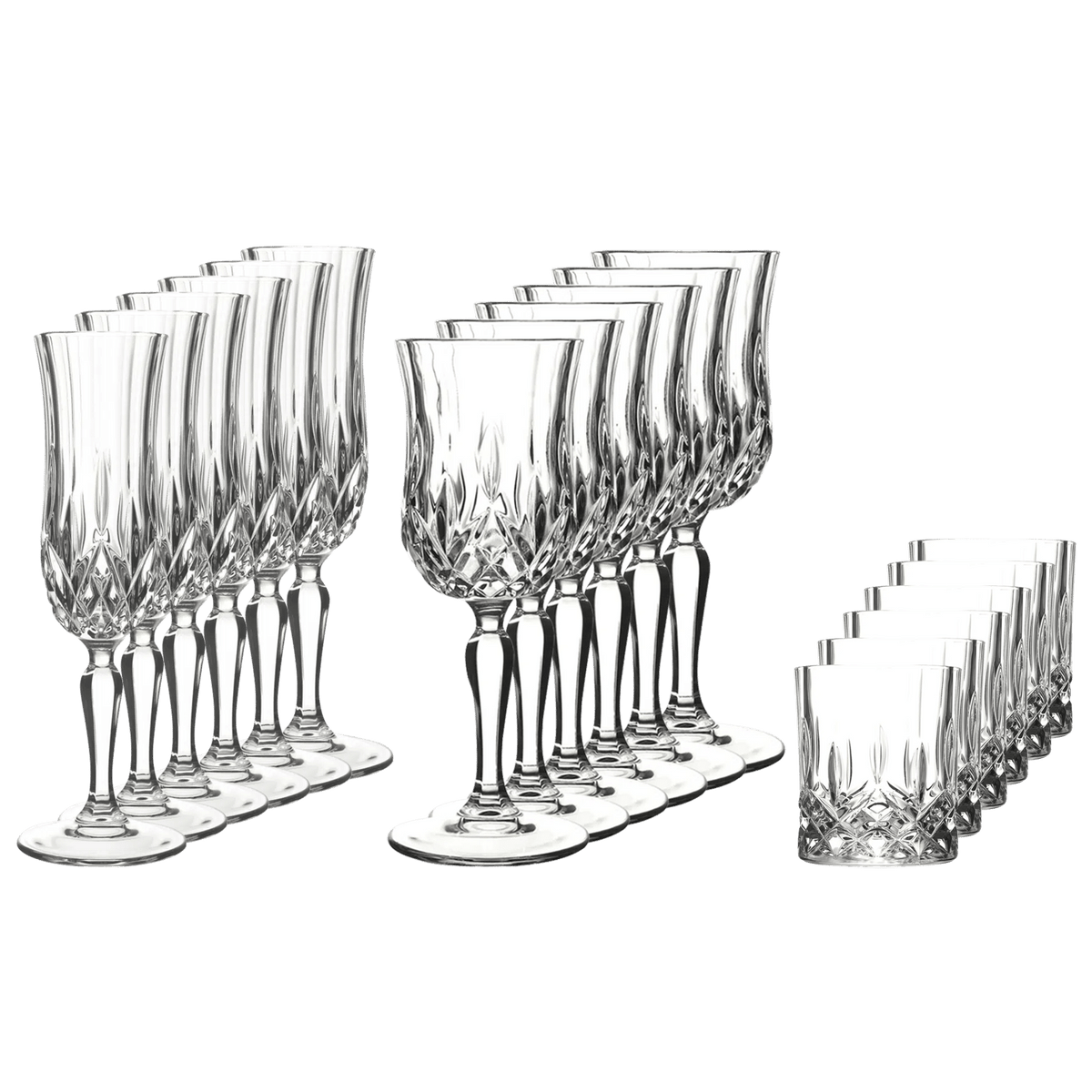 RCR Opera Glazenset 18 - Delig (Wijnglazen – Champagneglazen - Tumblers) - Glazen.nl