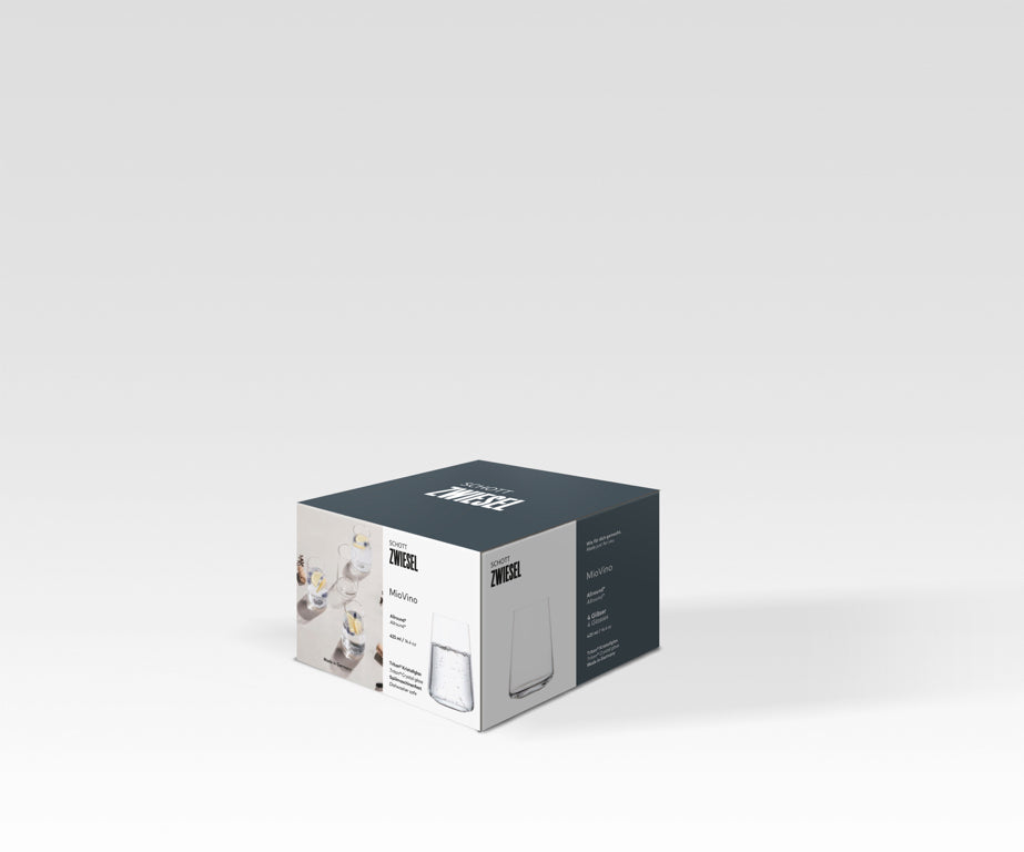 Schott Zwiesel MioVino vaso tumbler multiuso 42,5 Cl con línea de medida - 4 unidades