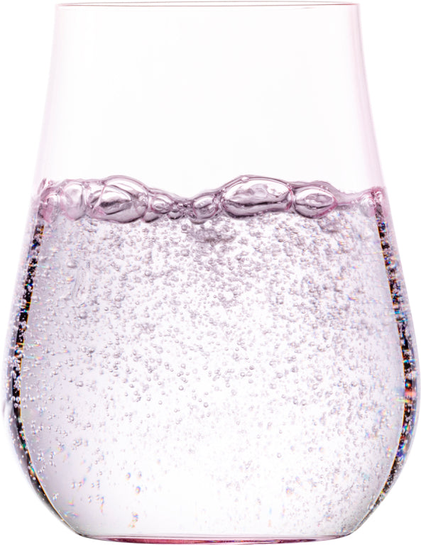 Zwiesel Glas Kolibri vaso tumbler multiusos de 49,8 Cl con marca de medida, rosa - 2 unidades
