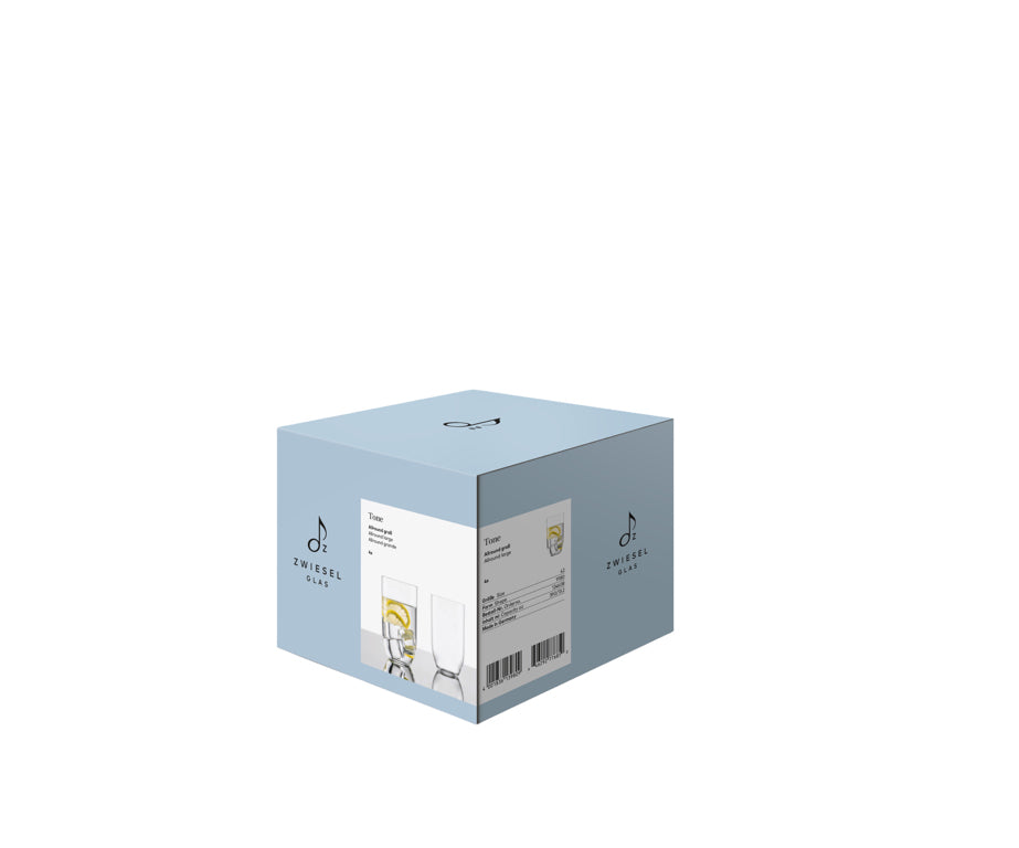 Zwiesel Glas Tone vaso Tumbler Allround grande 39 Cl - 4 unidades