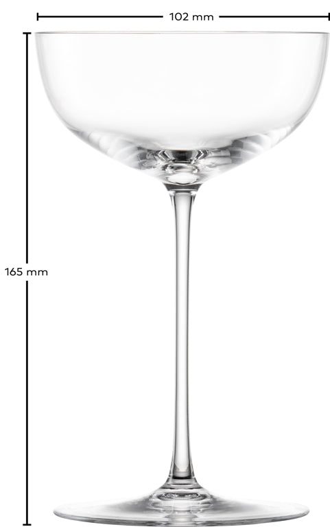 Zwiesel Glas Tone copa de cóctel grande 24,6 Cl con punto de mousse - 4 unidades