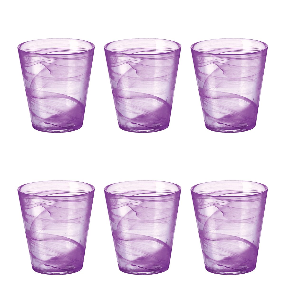 Bormioli Rocco Capri Tumbler 37 Cl Paars - 6 Stuks - Glazen.nl