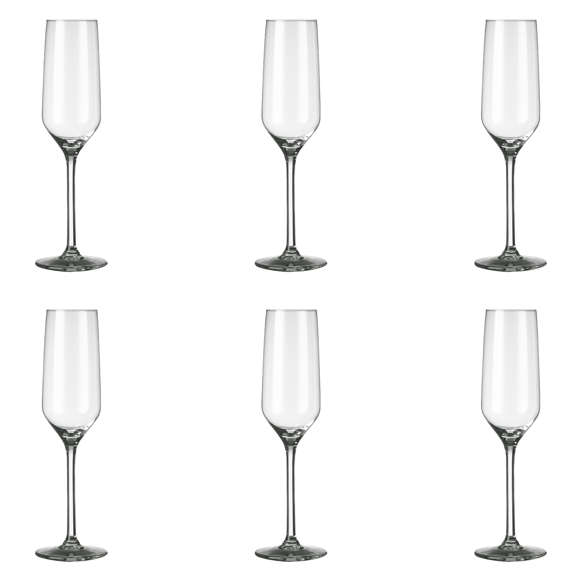 Royal Leerdam Carre Champagneglas / Flute 22 Cl - 6 Stuks - Glazen.nl