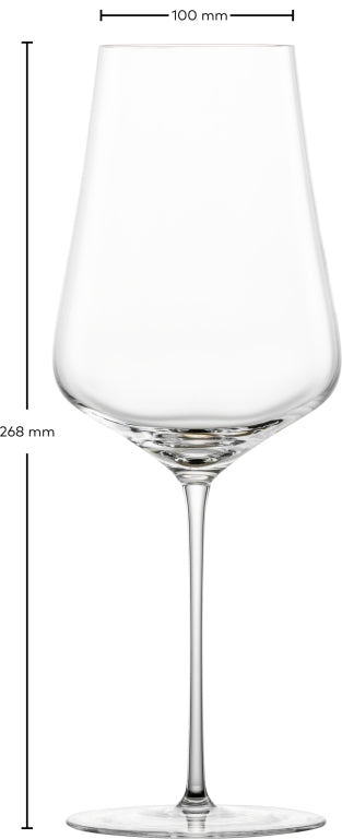 Zwiesel Glas Duo copa de Burdeos de 72,9 Cl en estuche de regalo - 2 unidades