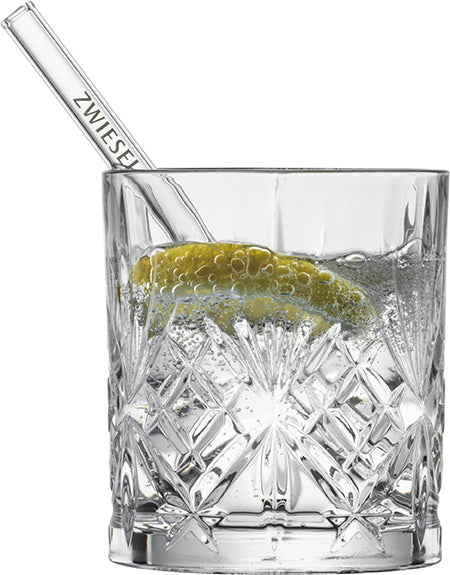 Pajitas de cristal Schott Zwiesel con logotipo, 15 Cm - 5 unidades