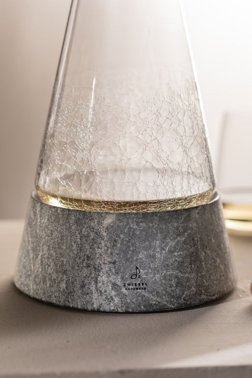 Zwiesel Glas Symbiosis decantador de 75 Cl con base de piedra