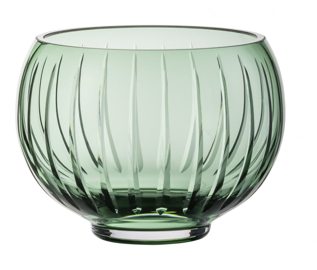 Zwiesel Glas Signum tealight holder 137 mm Smoky green