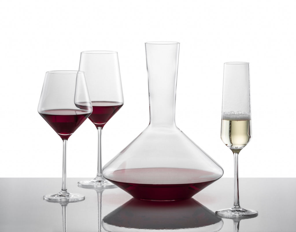 Zwiesel Glas Pure copa de champán 21,5 Cl con punto de mousse en embalaje de regalo - 2 unidades