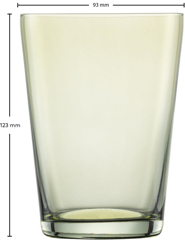 Zwiesel Glas Together vaso de agua 54,8 Cl verde oliva - 4 unidades