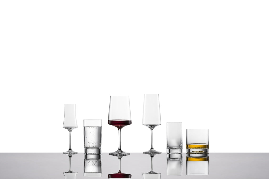 Zwiesel Glas Echo copa de champán de 39,5 Cl con punto de nucleación - 4 unidades
