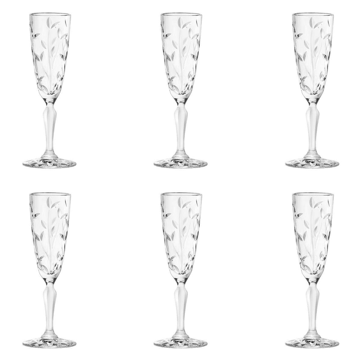 RCR Laurus Champagne Flute 16 Cl - 6 Stuks - Glazen.nl