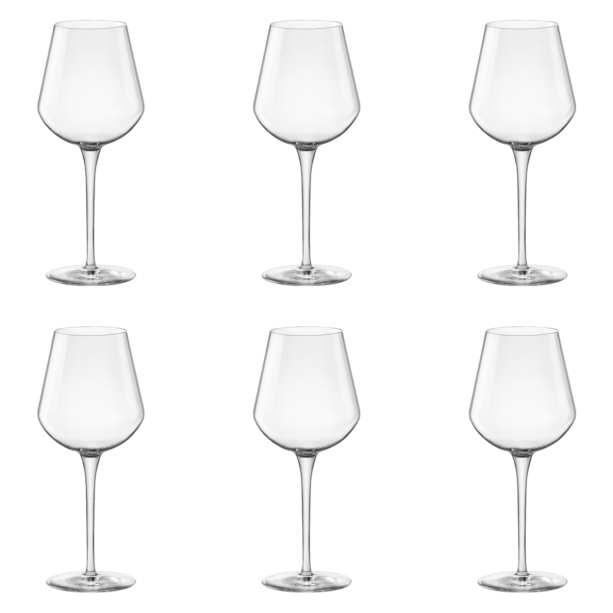 Bormioli Rocco Uno Inalto Wijnglas 38 Cl - 6 Stuks - Glazen.nl