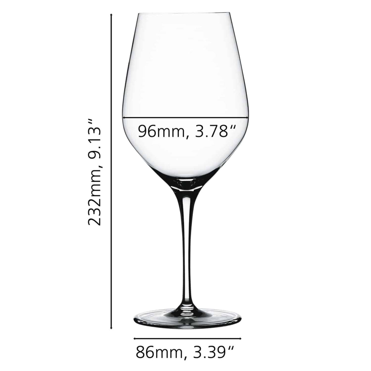 Spiegelau Authentis Wijnglas 65 Cl Bordeaux - 12 Stuks - Glazen.nl