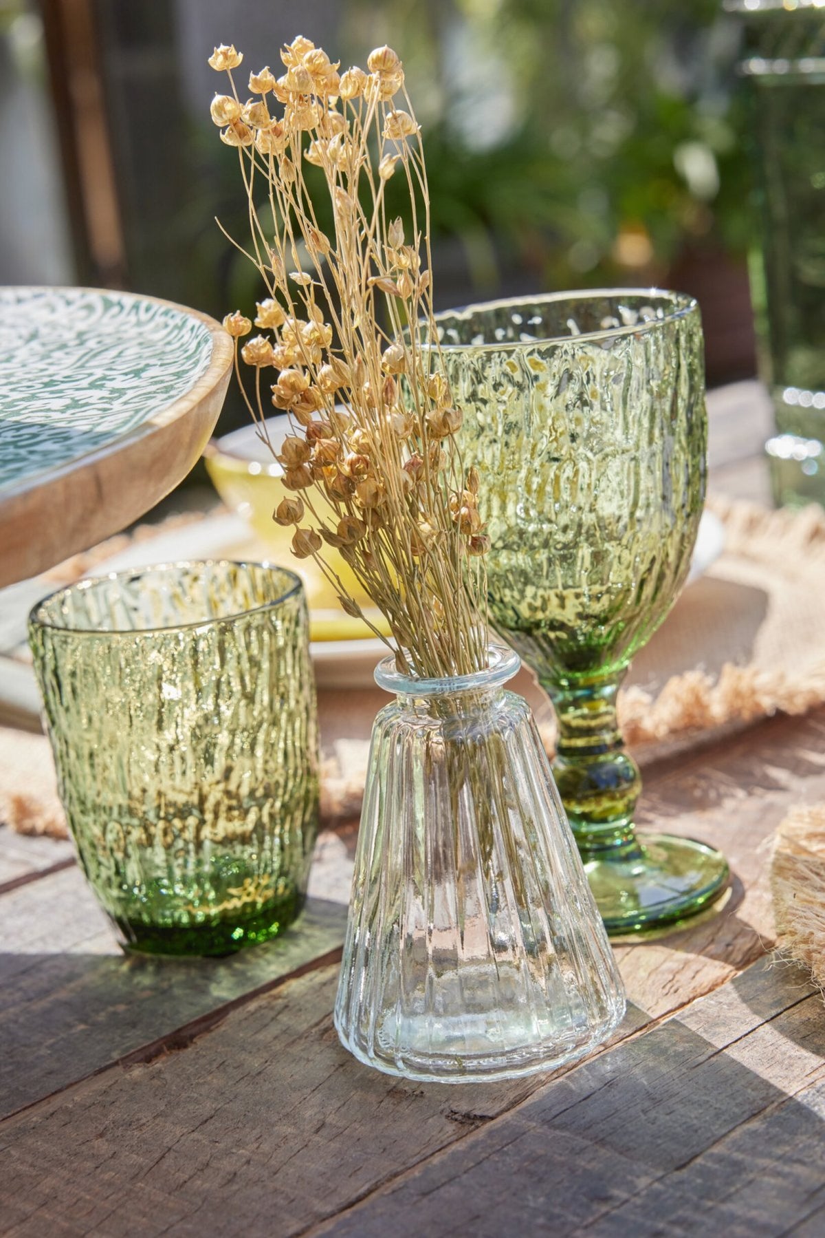 J-Line Vera Wine Glass 27 cl Green