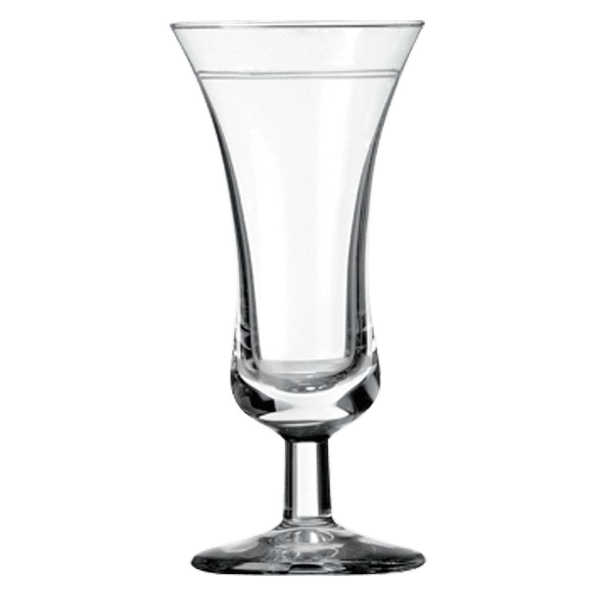 Royal Leerdam Intermezzo Borrelglas 3,5 Cl Met Maatstreep Tuba - 12 Stuks - Glazen.nl