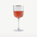 Pasabahce Timeless copa de vino de 33 Cl con borde dorado - 4 unidades