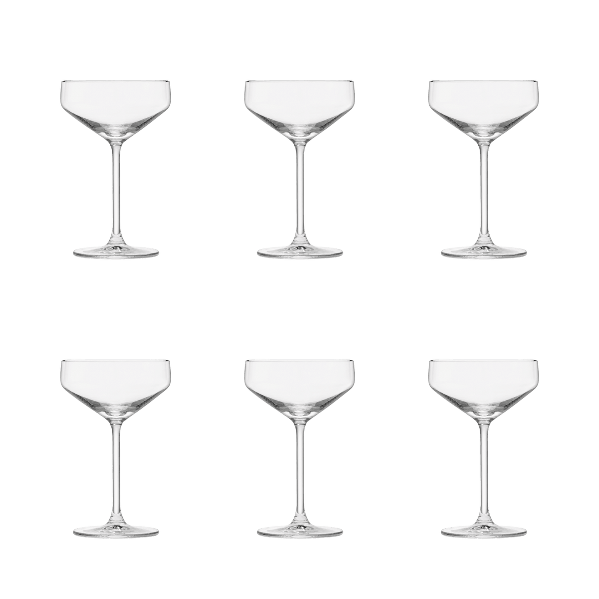 Royal Leerdam Carre Champagnecoupe 30 Cl - 6 Stuks - Glazen.nl