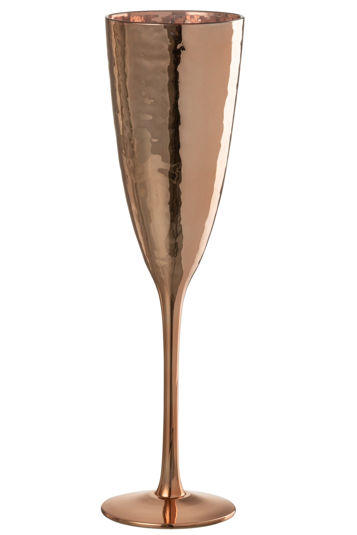 Copa de champán J-Line con espejo de color cobre