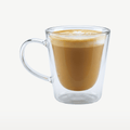 Luigi Bormioli Thermic Glass taza de café 29,5 Cl con asa - 2 unidades
