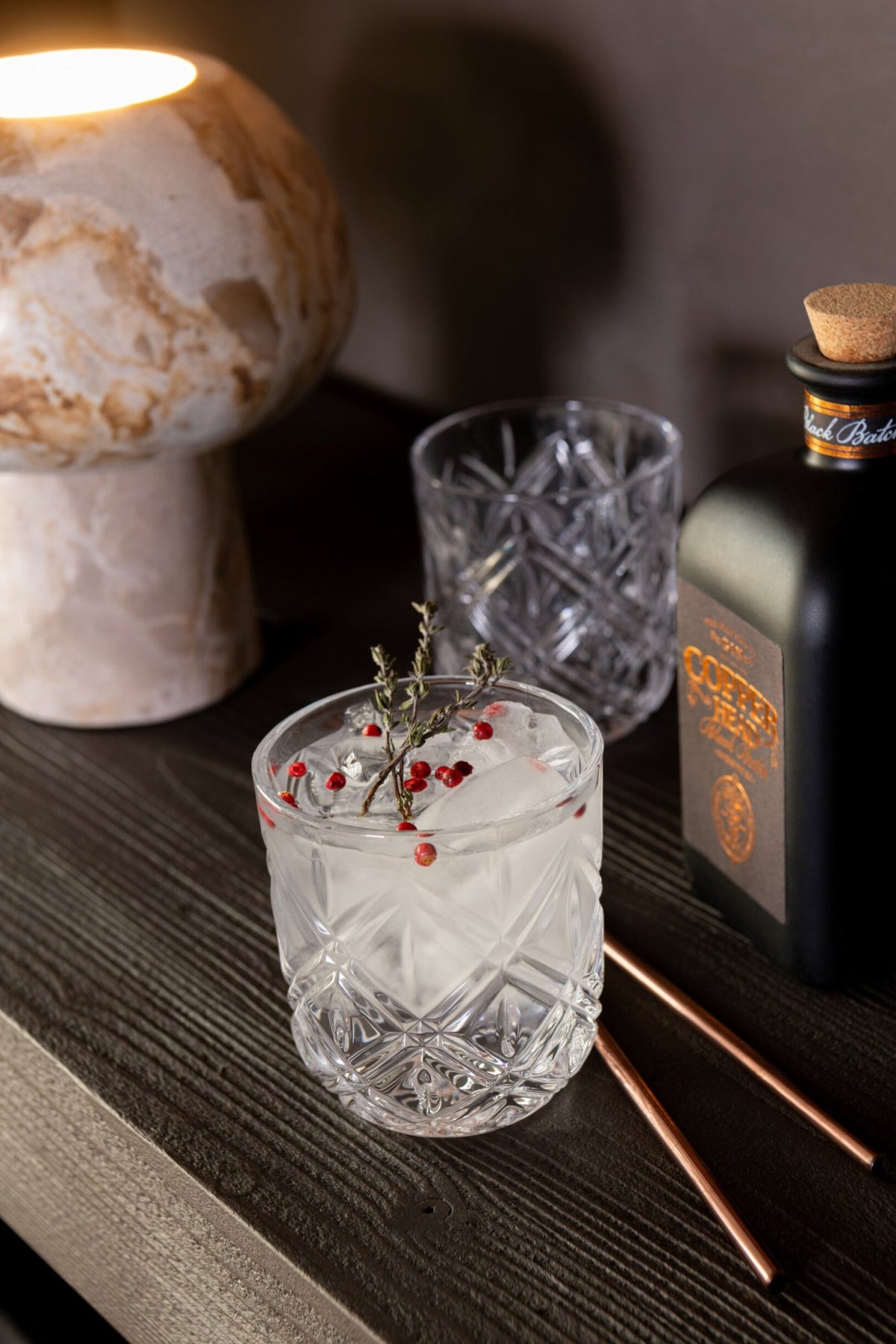 J-Line Anna vaso de agua de 25 cl bajo transparente