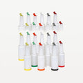 Bar Professional Save & Pour botellas mezcladoras de colores variados, 12 piezas