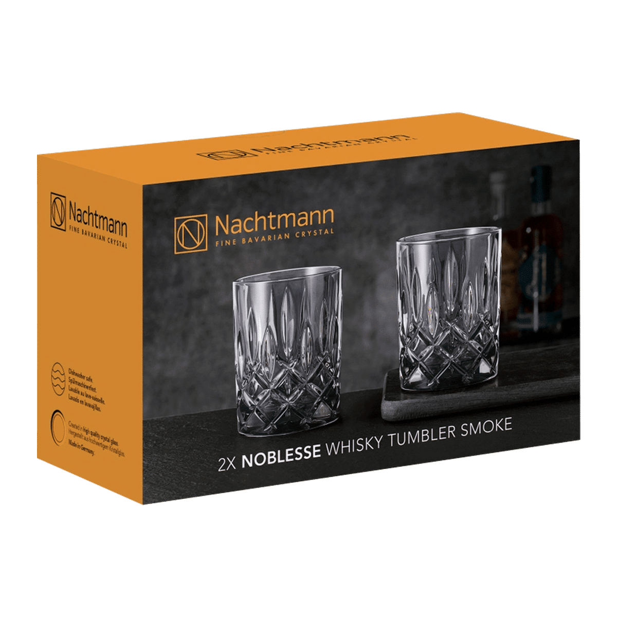 Nachtmann Noblesse Tumbler 29,5 Cl Grijs - 2 Stuks - Glazen.nl