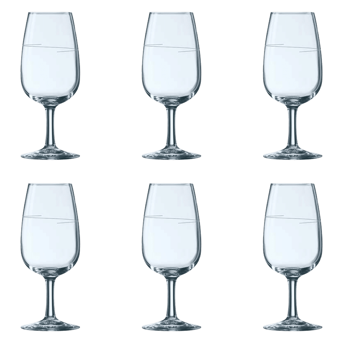 Arcoroc Viticole Wijnglas 21,5 Cl Met Maatstreet 12 Cl / 14 Cl - 12 Stuks - Glazen.nl