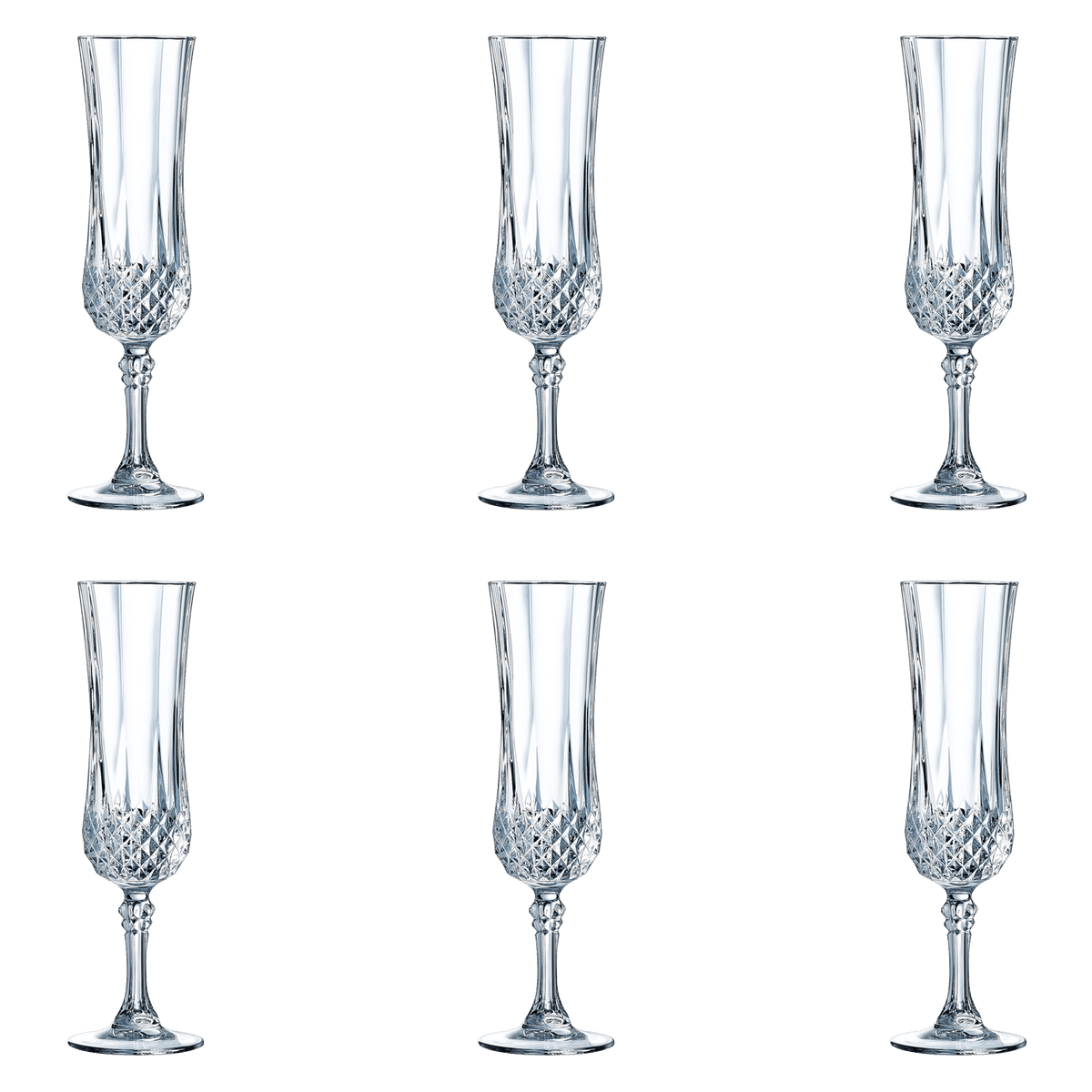 Eclat Longchamp Champagneglas / Flute 14 Cl - 6 Stuks - Glazen.nl