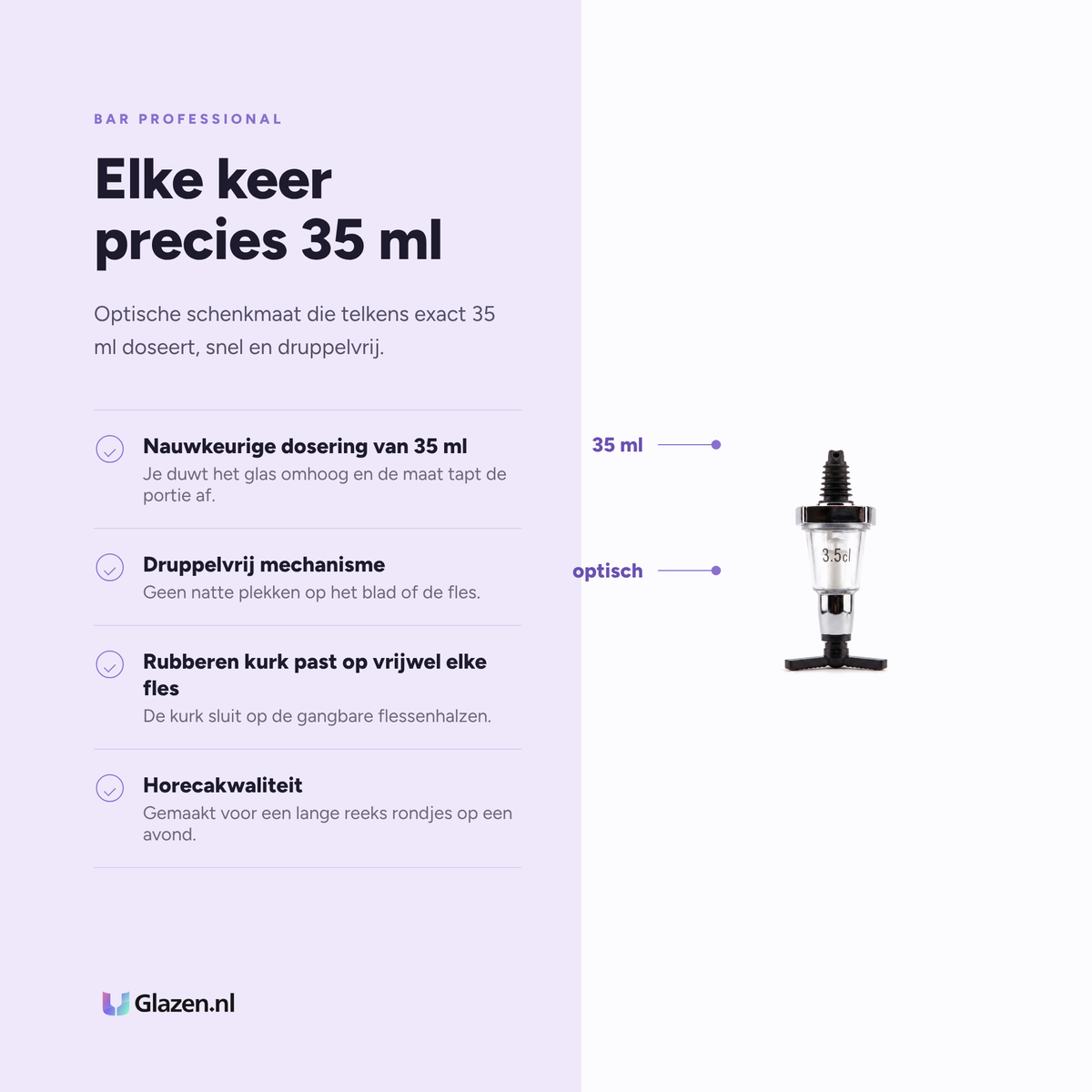 Eigenschappen van Schenkmaat Chroom 35 Ml van Bar Professional