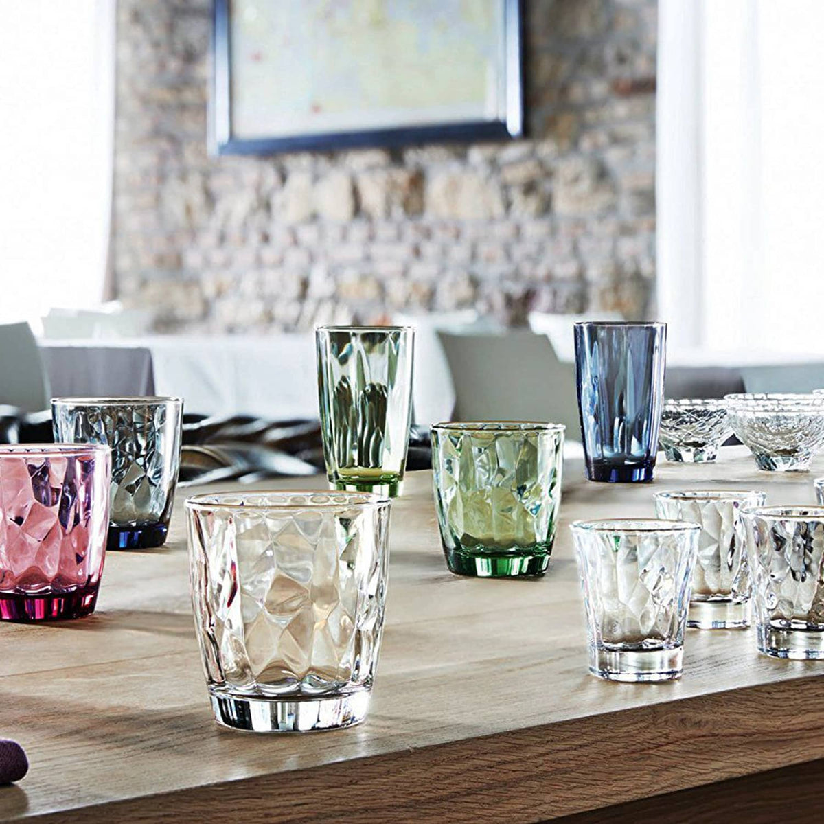Bormioli Rocco Diamond Tumbler 39 Cl Blauw - 6 Stuks - Glazen.nl