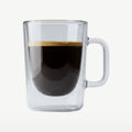 Luigi Bormioli Thermic Glass Taza de café 30 Cl Caffe Aroma - 2 unidades