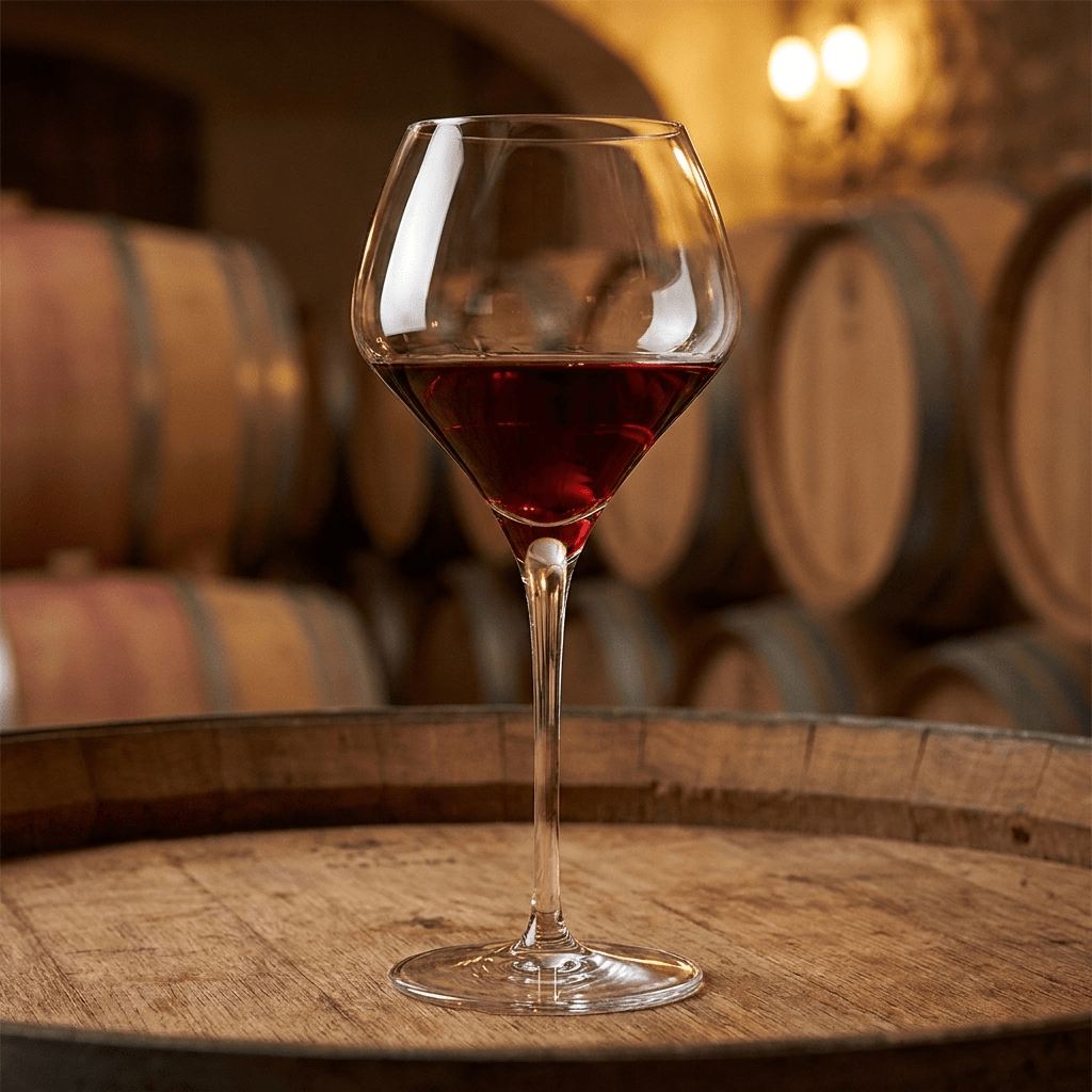 Copas de vino tinto