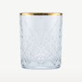 Pasabahce Timeless vaso para chupitos 6,2 Cl con borde dorado - 4 unidades