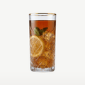 Pasabahce Timeless vaso de refresco 29,5 Cl con borde dorado - 4 unidades