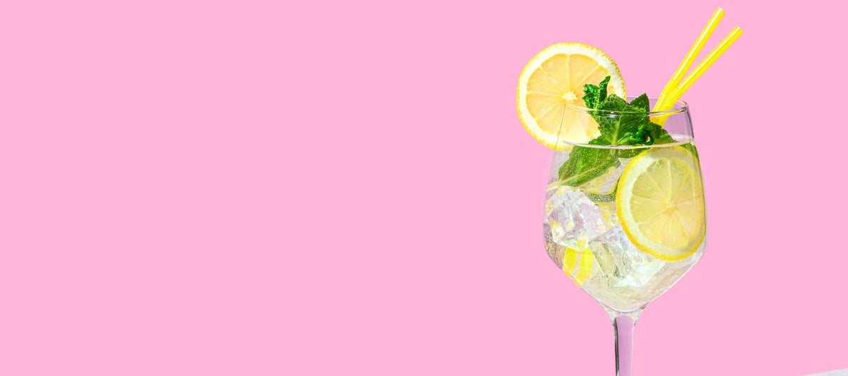 Gin and tonic glasses