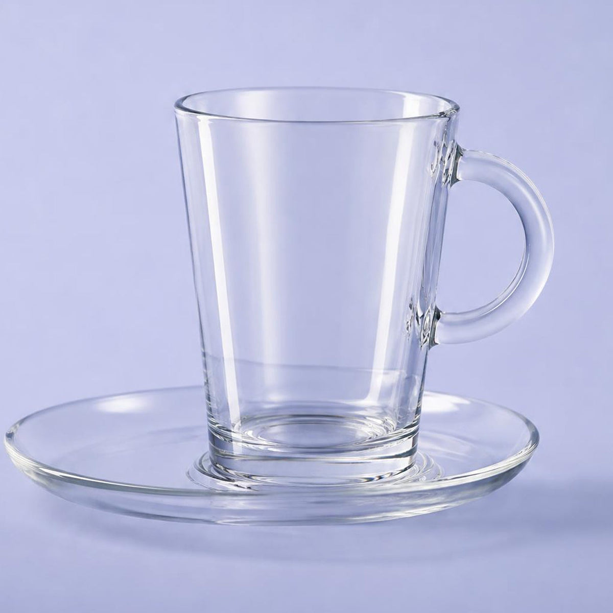Pasabahce Tribeca Theeglas 40 Cl En Schotel Ovaal13X18,5 - 2 Stuks - Glazen.nl