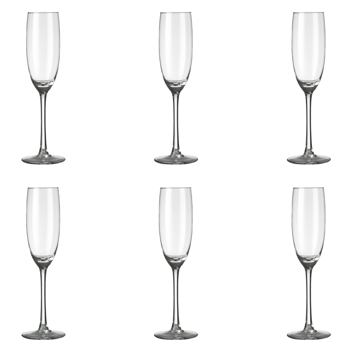 Royal Leerdam Plaza Champagneglas / Flute 19 Cl - 6 Stuks - Glazen.nl