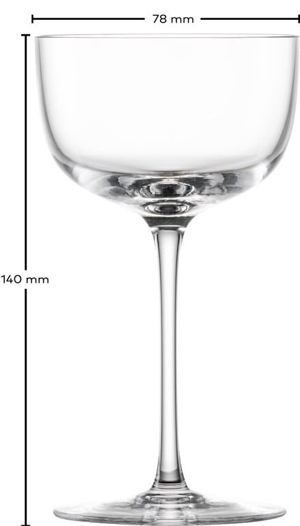 Zwiesel Glas Tone copa de cóctel pequeña 17 Cl con punto de nucleación - 4 unidades