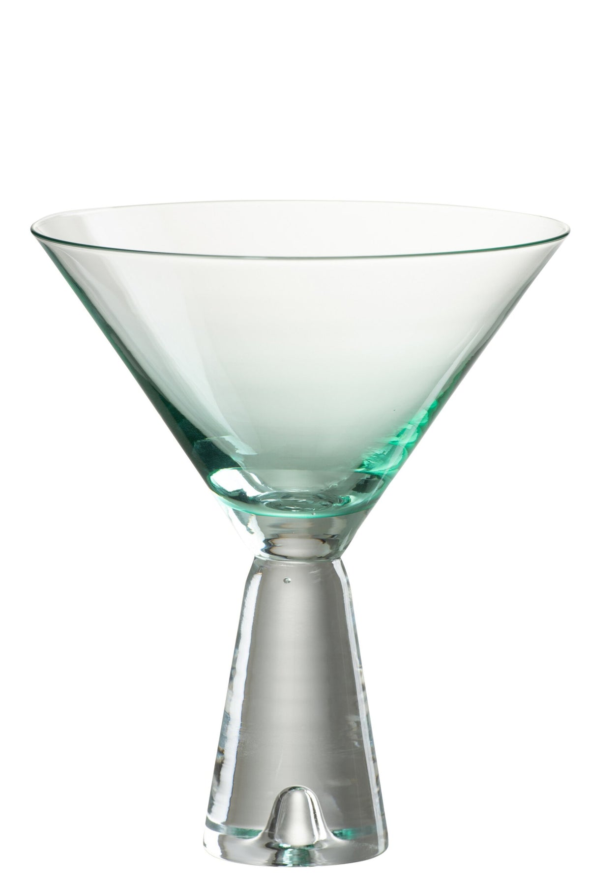 J-Line Lewis Cocktail Glass 35 Cl Transparent/Azure Blue