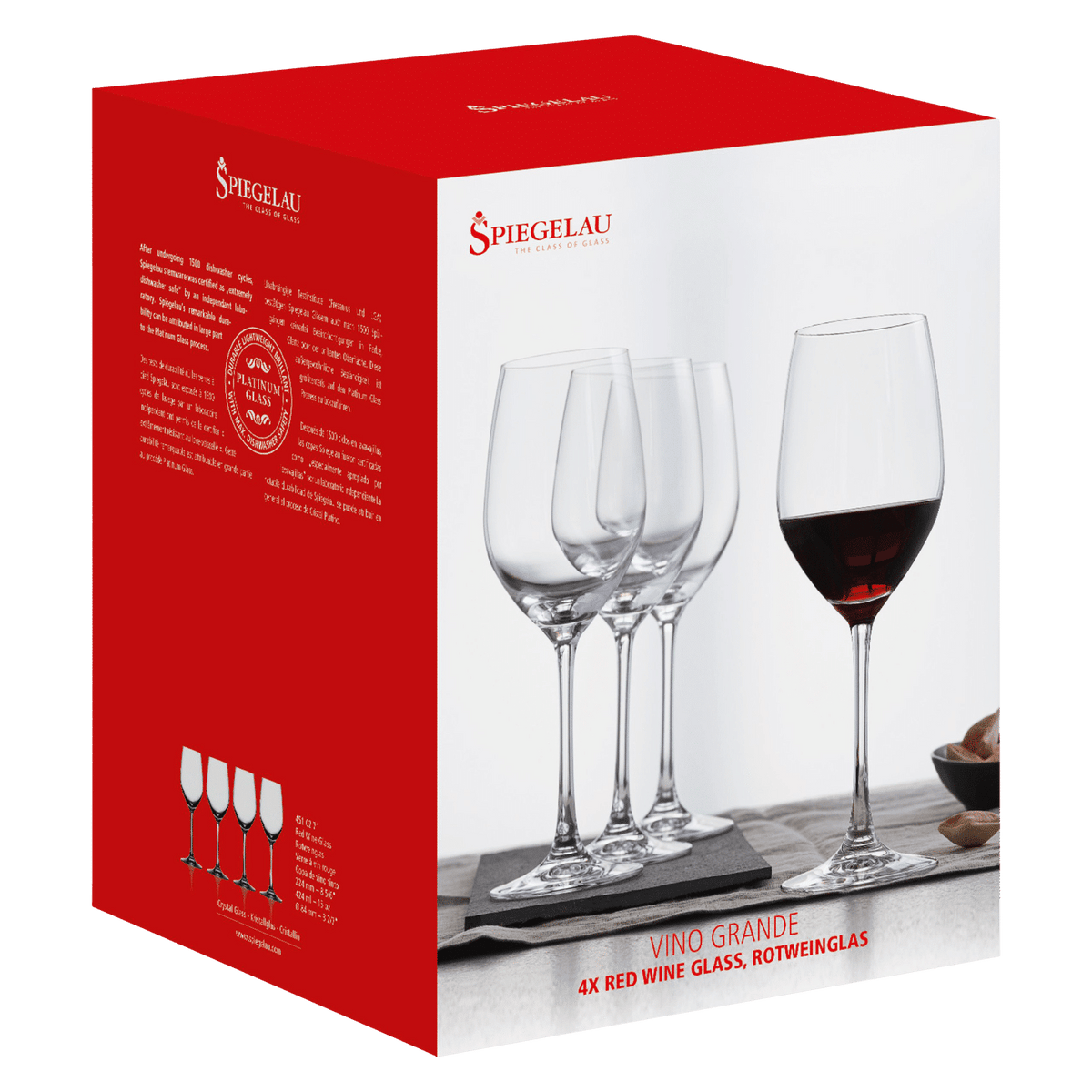Spiegelau Vino Grande Wijnglas 42 Cl - 12 Stuks - Glazen.nl