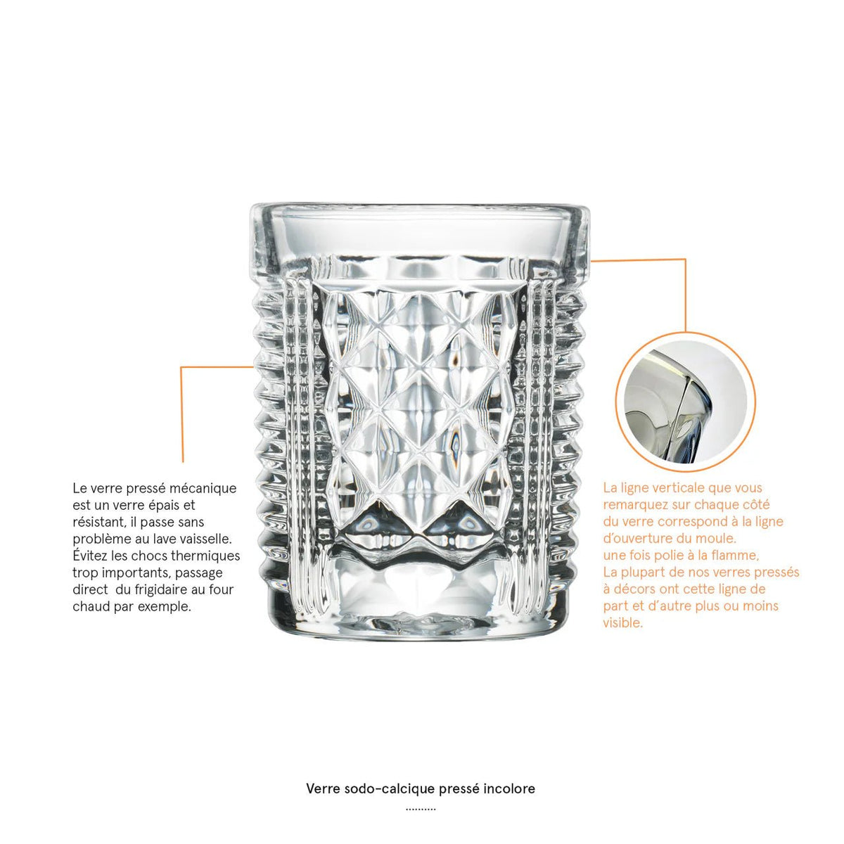 La Rochère Diamant Shotglas 4 Cl - 6 Stuks - Glazen.nl