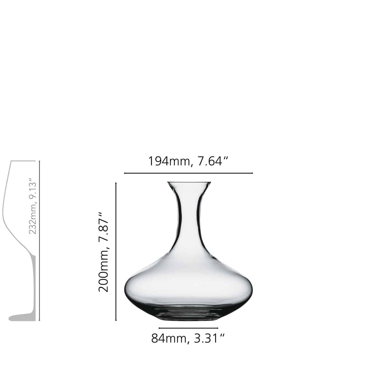 Spiegelau Vino Grande Decanteerkarafaraf 1 L - Glazen.nl
