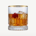 Pasabahce Elysia vaso tumbler 21 Cl con borde dorado - 4 unidades