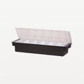 Bar Professional recipiente para condimentos de 6 compartimentos negro