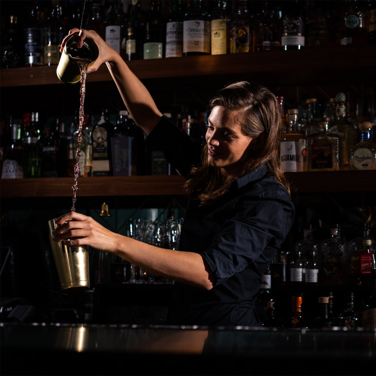 Speakeasy Cocktail Set Zwart - 4 - Delig - Glazen.nl