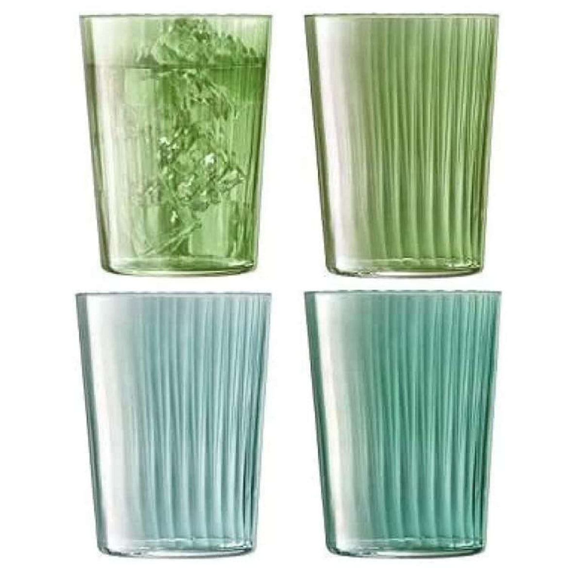 L.S.A. Vaso bajo Gems 56 Cl Surtido Verde - 4 unidades