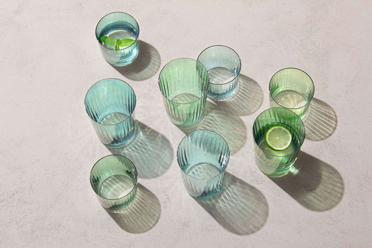 L.S.A. Vaso bajo Gems 56 Cl Surtido Verde - 4 unidades