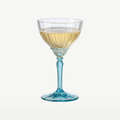 Bormioli Rocco Florian Champagne Glass / Coupe 24 Cl Light Blue - 4 Pieces