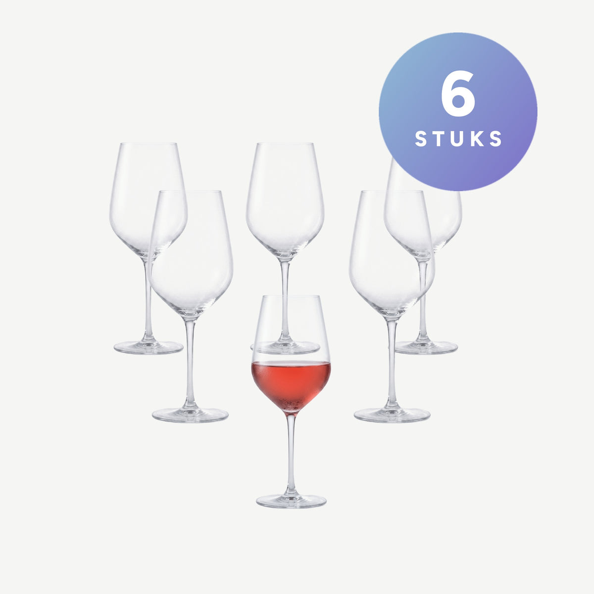 Nude Glass Climats Wijnglas 50 Cl set van 6 stuks
